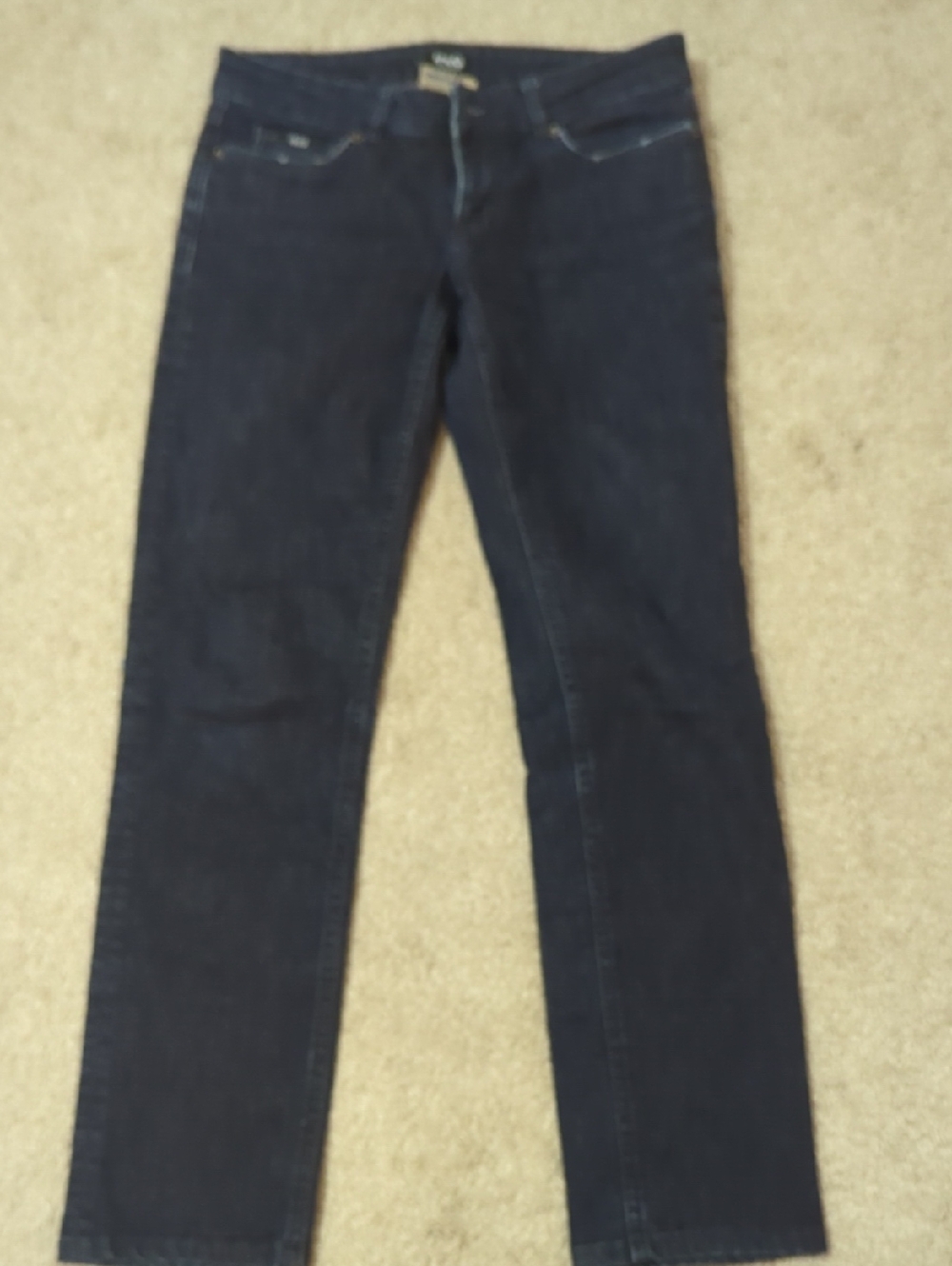 D&G Woman's Dark Blue Straight Jeans